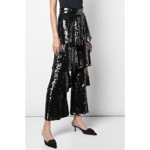 Osman London Felix Tiered Sequin Trousers